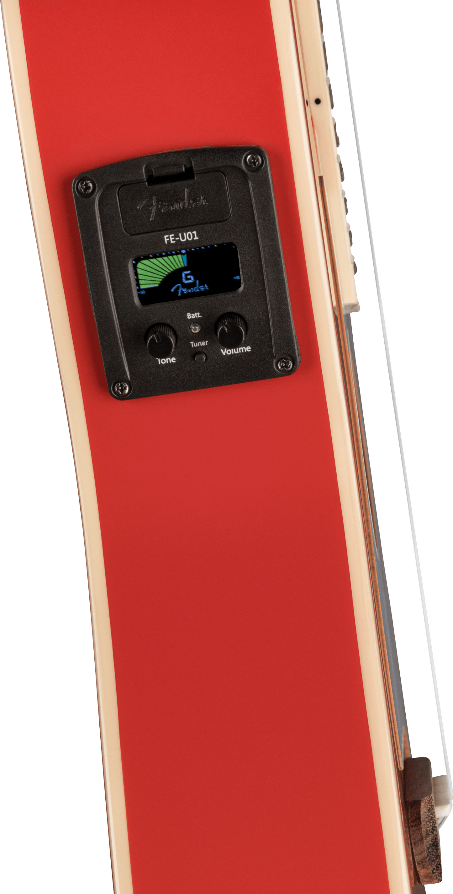 Limited Edition Fullerton Strat® Uke, Fiesta Red