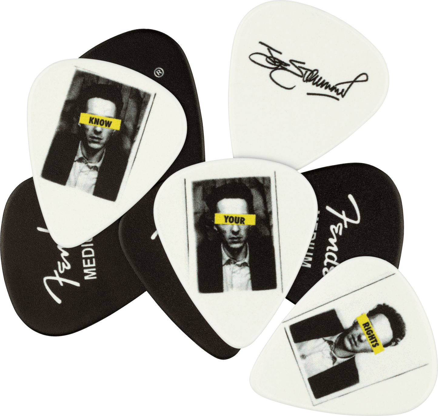 Joe Strummer Pick Tin, Medium - 8 Pack