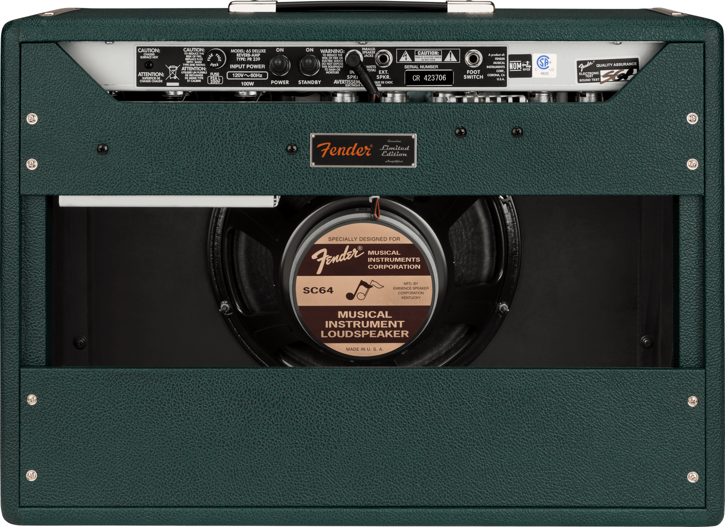 Limited Edition '65 Deluxe Reverb®, British Racing Green