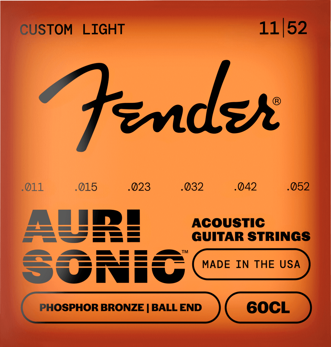 AuriSonic™ 60 Phosphor Bronze Acoustic Guitar Strings
