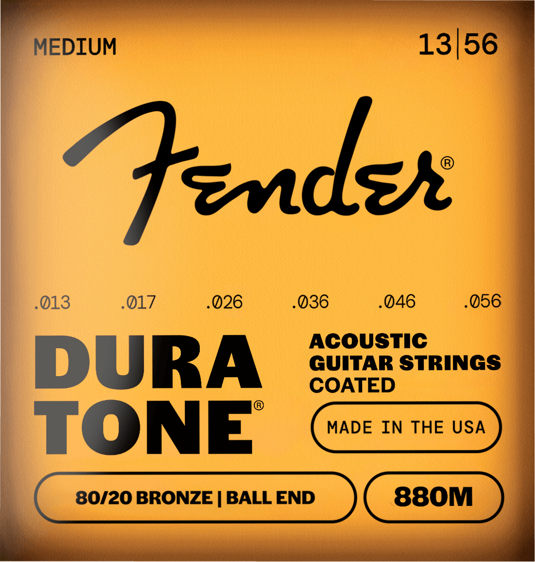Dura-Tone® 880 Coated 80/20 Bronze Acoustic Guitar Strings