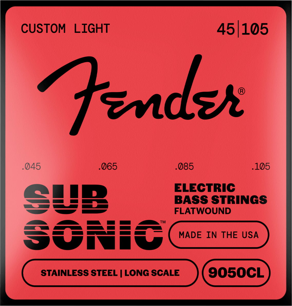 SubSonic™ 9050 Flatwound Stainless Steel Bass Strings