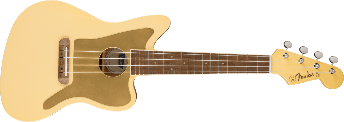 Limited Edition Fullerton Jazzmaster® Uke, Vintage White