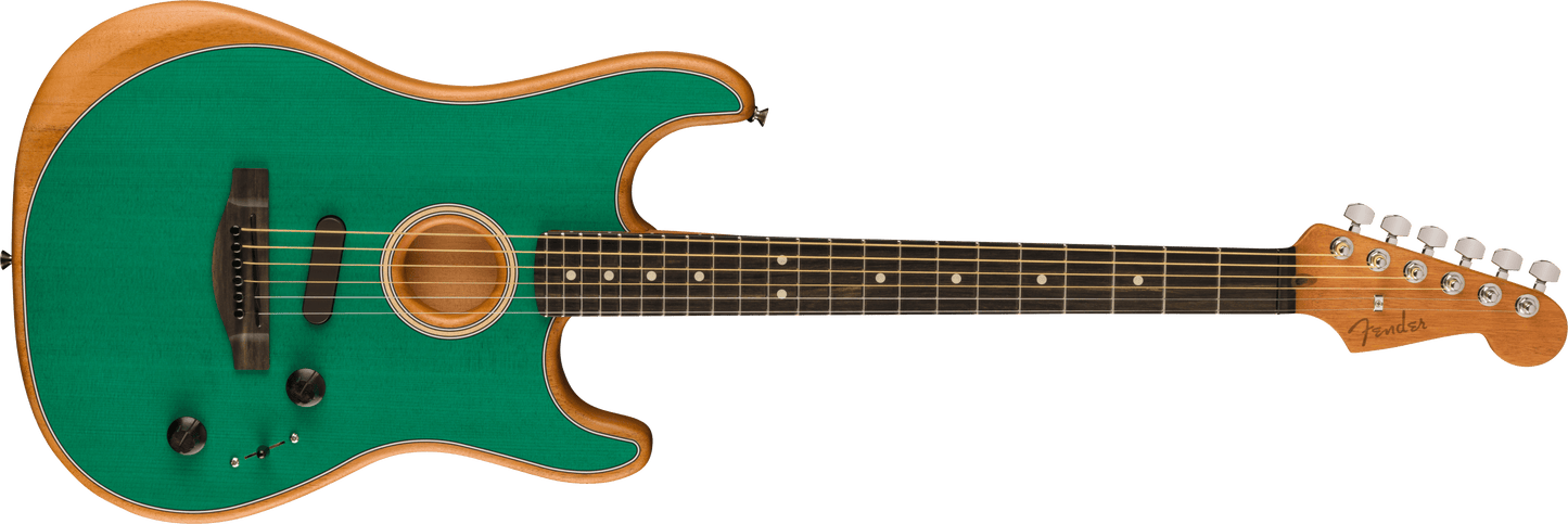 Limited Edition American Acoustasonic® Stratocaster®, Aqua Teal