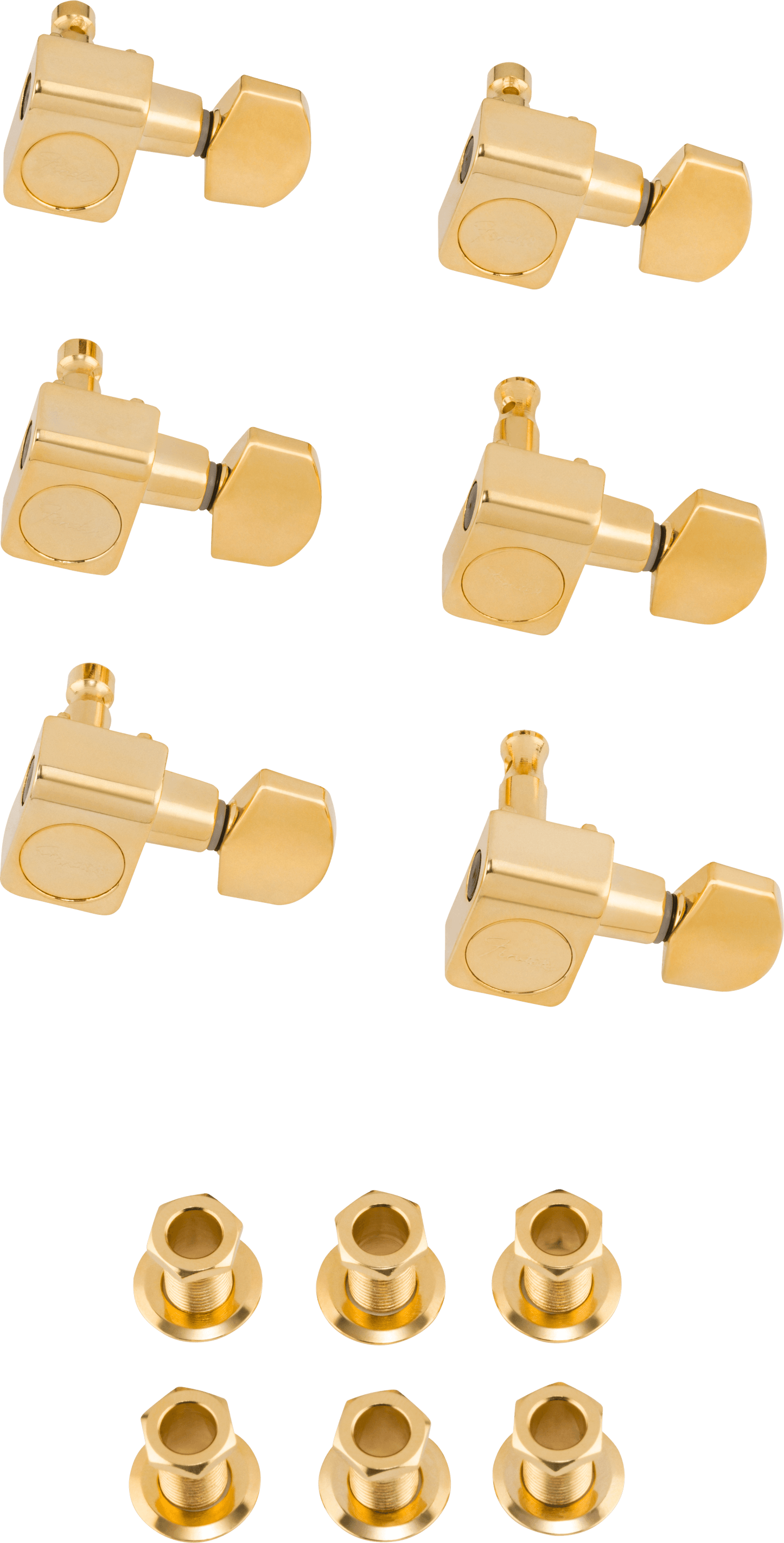 American Pro Staggered Stratocaster®/Telecaster® Tuning Machine Sets