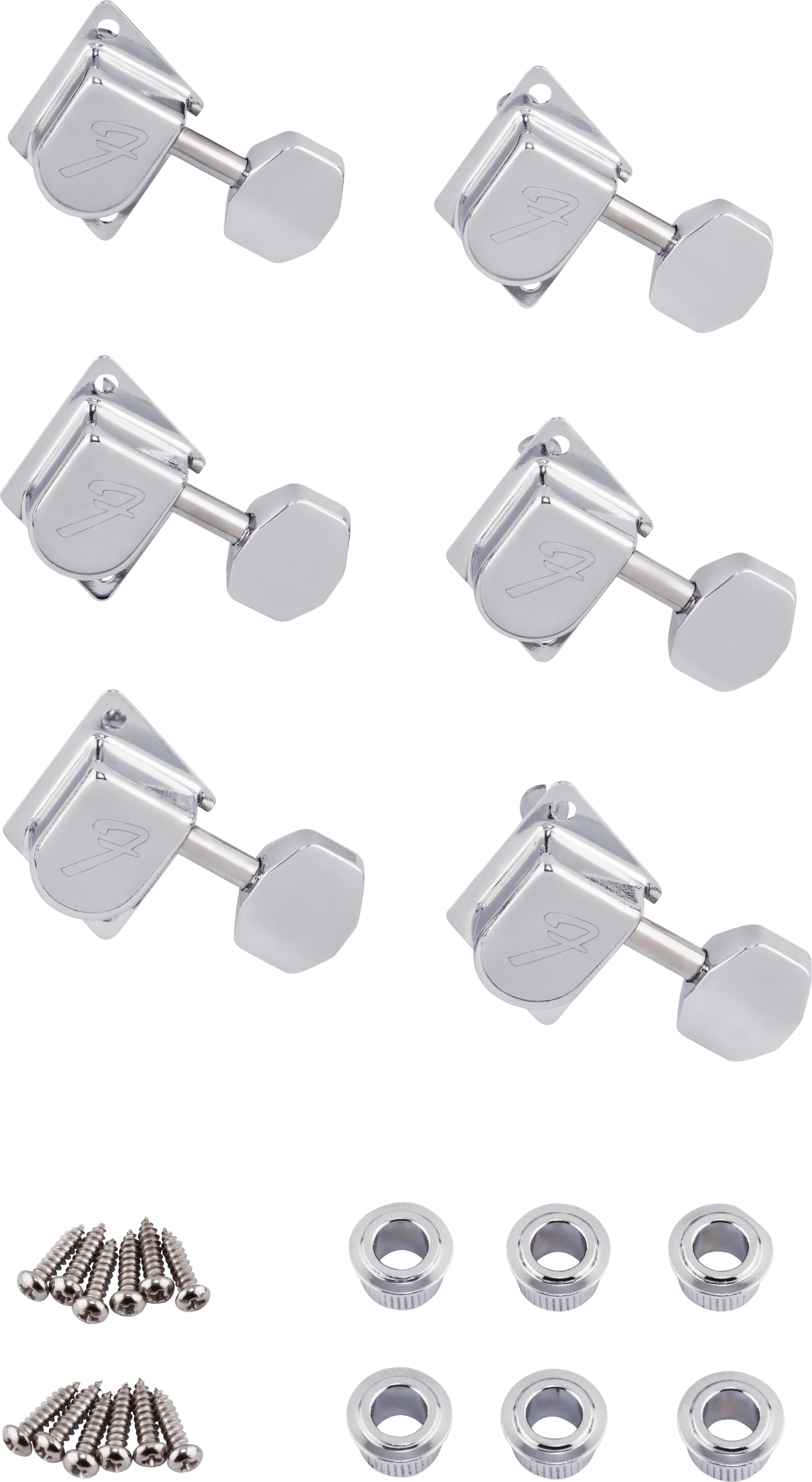 70s F Style Stratocaster®-Telecaster® Tuning Machine Set