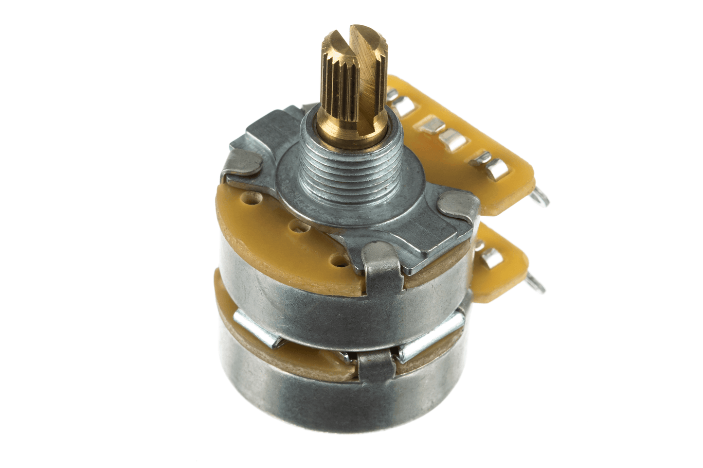 Dual 500K/250K Split Shaft Potentiometer