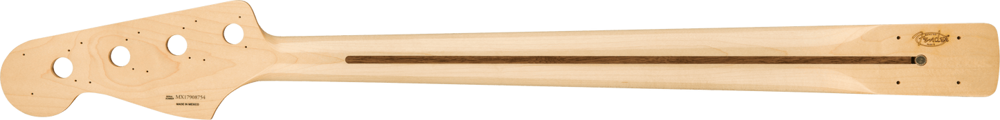 Classic Series 70's Jazz Bass® Neck, 20 Medium Jumbo Frets, Block Inlay, Pau Ferro