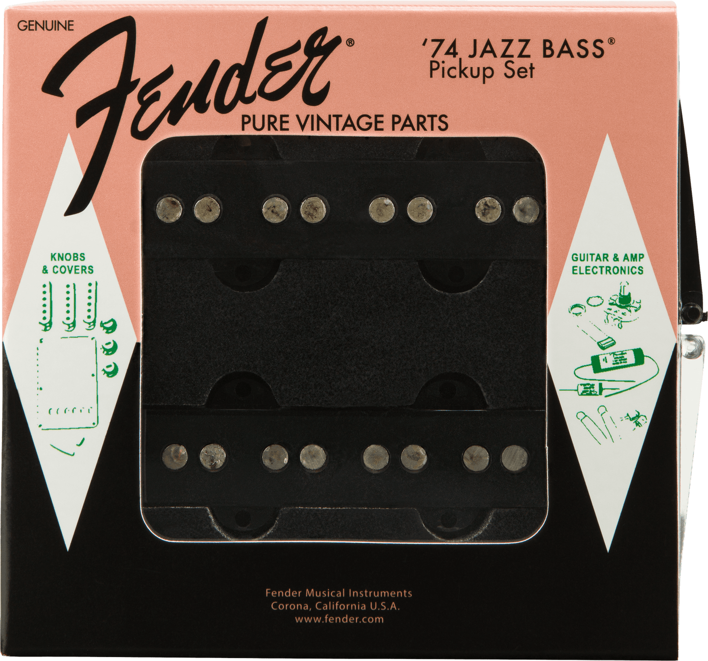 Pure Vintage '74 Jazz Bass Pickup Set