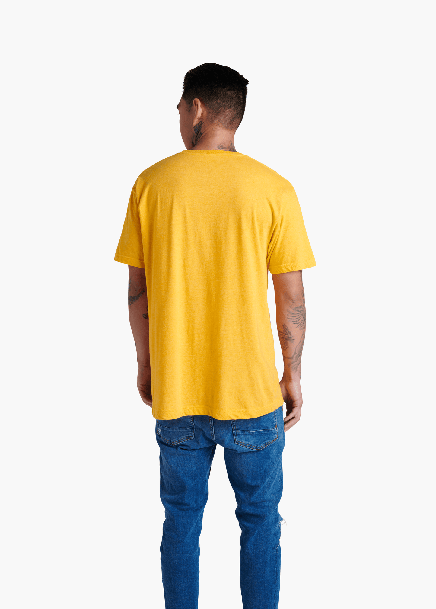 Fender® Spaghetti Logo T-Shirt, Butterscotch Blonde