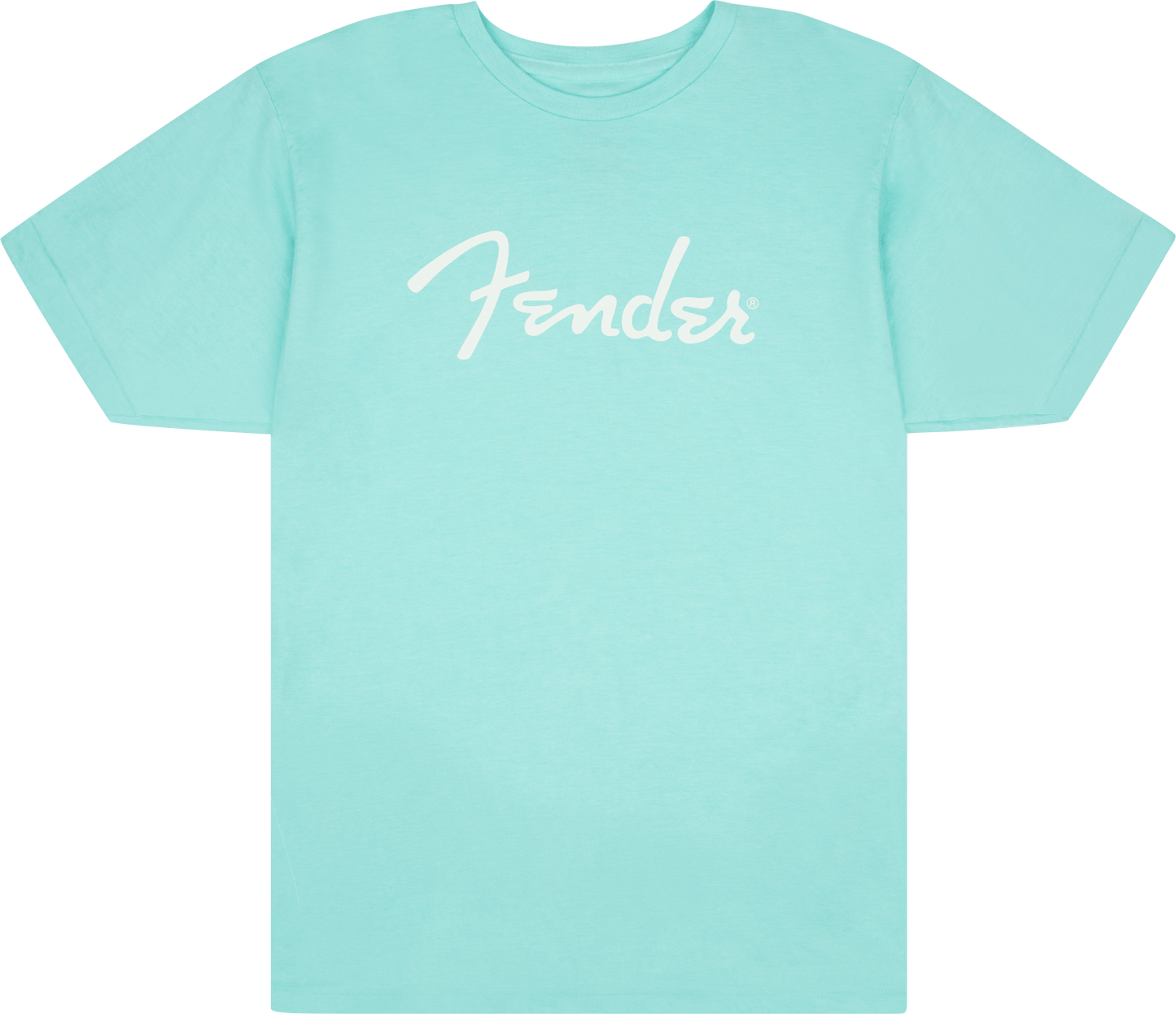 Fender® Spaghetti Logo T-Shirt, Daphne Blue